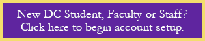 New Student? Click here to setup your account!